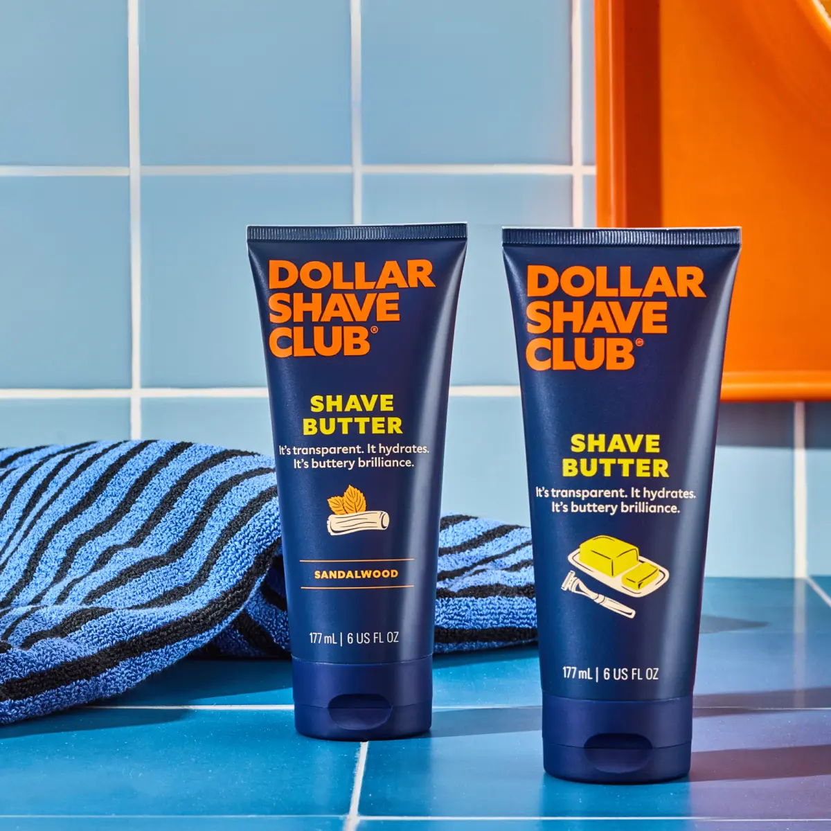 Dollar Shave Club Shave Butter – Translucent Shaving Cream Alternative, Clear Smooth Shaving Cream, Helps Reduce Ingrown Hair, 6 oz