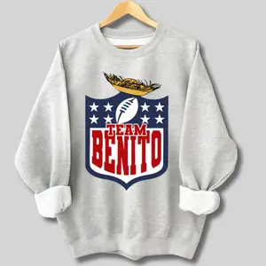 Team Benito Graphic Shirt, Football Fan Tee, Game Day Benito Shirt