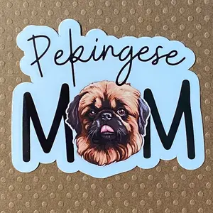 Pekingese Breed Dog Mom Sticker