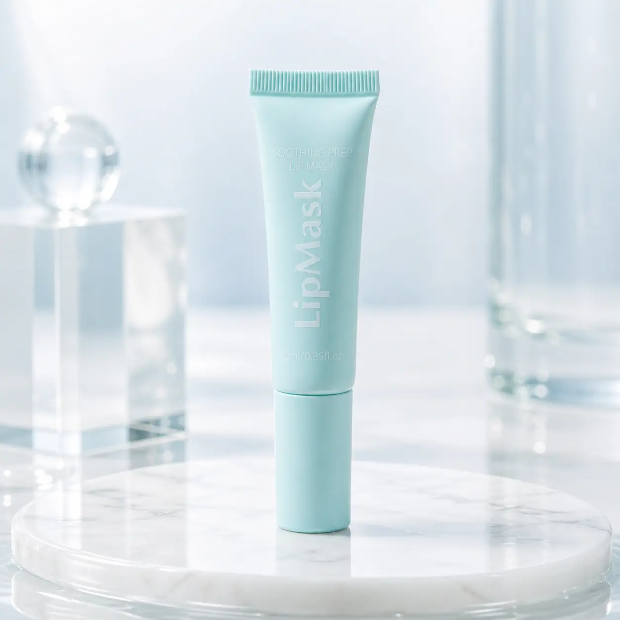 Cooling Menthol Peel Off Korean Lip Mask, Gentle Lip Exfoliator for Pre-Lipstick Prep, Daily Soothing Lip Care