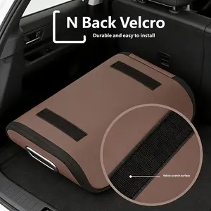 1pcs Portable Shoe Storage Box for Vehicles, Made Of, Designed for Car Organization, Trunk Storage Box, Specifically for Passenger Seat Shoe Storage, Available in Black And Brown