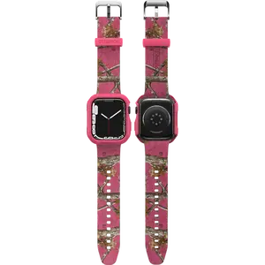 Pink Camo Apple Watch 45mm Bumper | Case + Band Realtree
