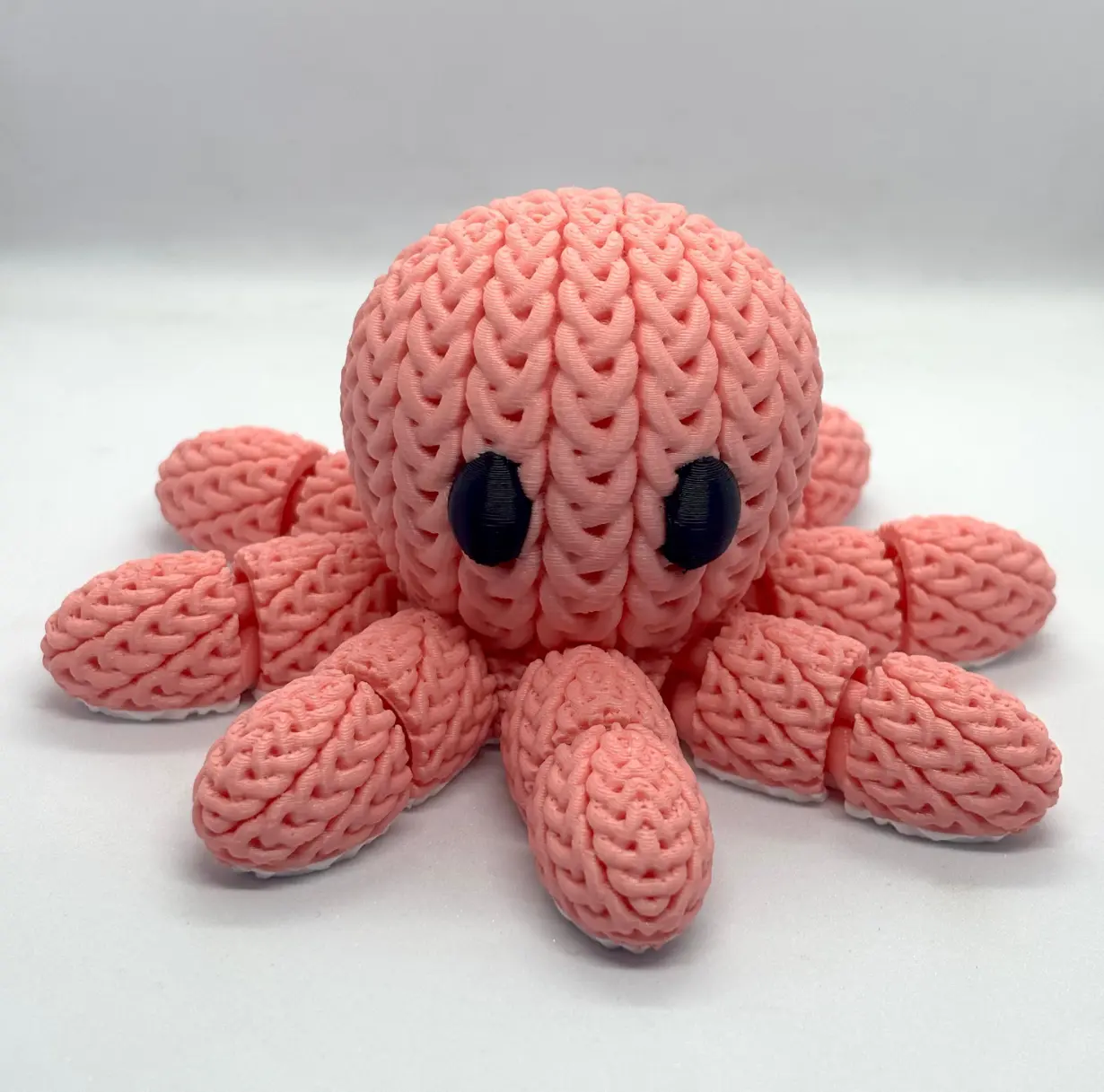 Knitted Octopus – Articulated 3D Printed Fidget Toy