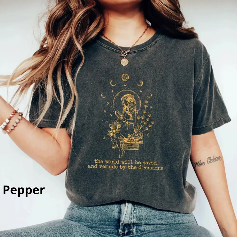 Comfort Colors Retro Aelin Quote Throne Of Glass Flower T Shirts, The Thirteen Tee, Vintage Throne Of Glass T-shirt, ACOTAR Shirt, Sarah J Maas Soft