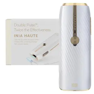 INIA HAUTE Double-Pulse IPL Laser Hair Removal Device, FDA Cleared, 2-Year Warranty, Perfect Gift Season Pick