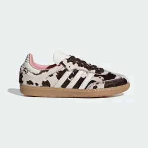 Women's Adidas Samba OG "Cow Print" JR1256 Fashion Athletic Sneaker