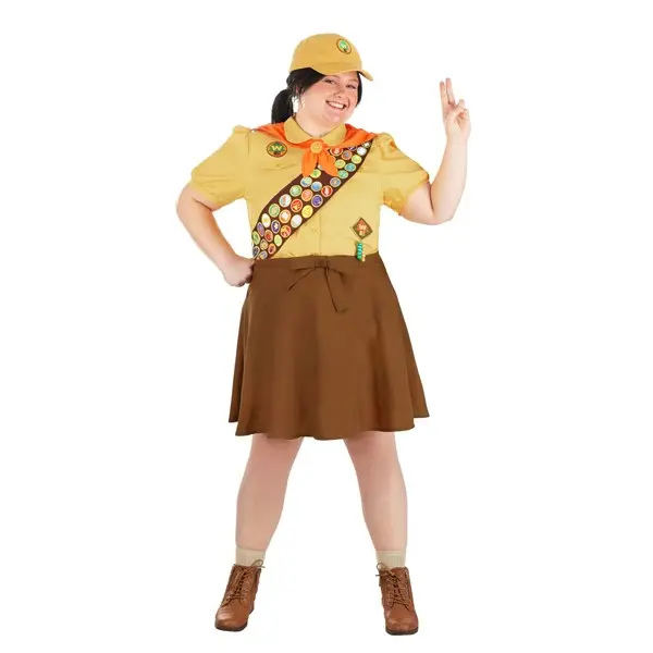 Plus Size Disney and Pixar Wilderness Explorer UP Costume (© Disney) (© Disney/Pixar), Clothes, Shirt