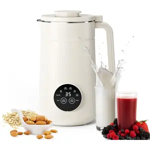 8 in 1 Automatic Nut Milk Maker Machine, 35oz Multi-Functional Soybean Milk Maker with 10 , -Based, Oat, Almond, Dairy Free Beverages with 12h Timer, Heating, Auto-clean, Keep Warm 2h