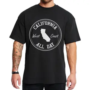 California All Day Chicano Clothing Graphic Tee Cotton Cholo Lowrider Streetwear Hoodie Sweatshirt for Men and Women