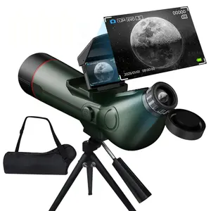 Smart Telescope, Professional Refractor Auto-focus Portable Digital Electronic Telescopes with 4K Astrophotography Camera, Internal And Externat Dual Screens Spotter for Adults and Beginners Astronomy Sturdy Durable Telescopic