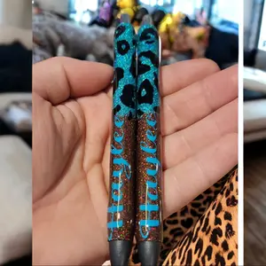 custom glitter pens