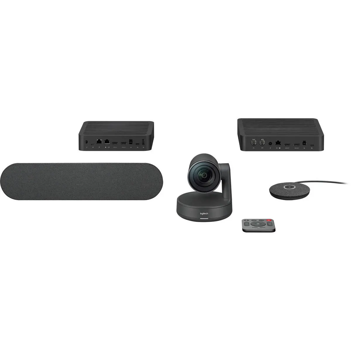 Logitech Rally 4K UHD Conference Camera System with Speakers and Mic Pod Set