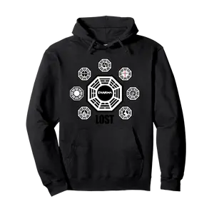Lost Dharma Station Logos Pullover Hoodie - Jenniferlau Shop Eb07kxmbsrx