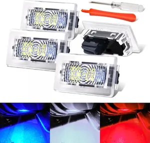 Upgrade Replacement Light Kit for Tesla Model  X S Y Interior Ambient Accessories Fit Footwell Lighting Trunk Frunk LED Door Puddle Lamp Glovebox Lights Brighten Up Easy DIY Install (White)