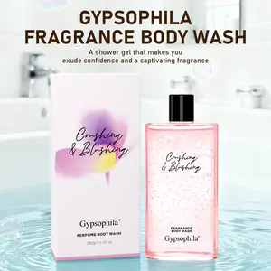 Gypsophila Heartbeat Unisex Body Wash – Bergamot & Floral Scent | Alluring Long-Lasting Fragrance | Fresh, Irresistible & Inviting Aroma | Enriched with 15 Amino Acids | Moisturizing & Gentle | 380g Shower Gel Cleansing Hydrating
