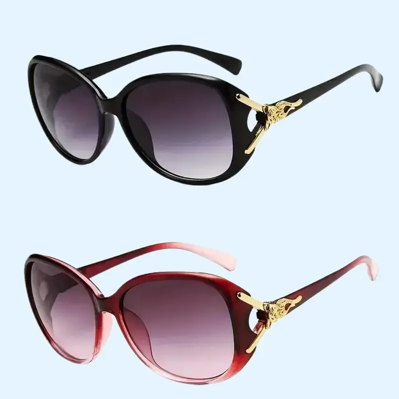 Women’s Fashion Oversized Big Frame Sunglasses, Plastic Eyewear With Gradient Lenses, Uv400 Anti-Uv And Blue Light Blocking Design, Practical Female Accessory For Daily Outdoor Activities, Seaside Vacations And Casual Street Styling