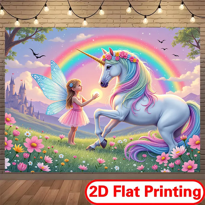 2D Flat Printed Polyester Wall Hanging Backdrop, Party Decorations Banners for Bridal & Bachelorette Events