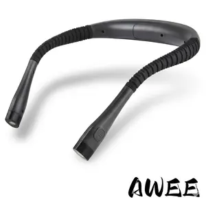 Rechargeable Neck Reading Light, Hands-Free LED Book Lamp, Warm Light Dimmable Neck Lamp for Bedtime Reading, Knitting, Camping