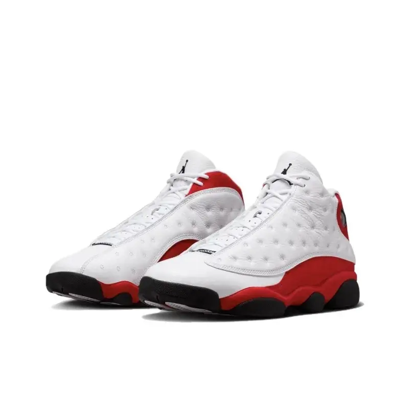 White Cement Mid-Top Basketball Shoes