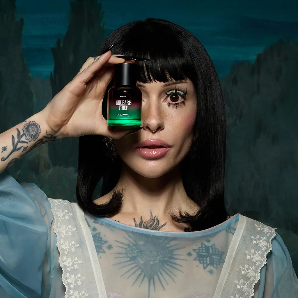 Heretic Rhubarb Thief Plant-Based Eau de Parfum - Green Tart Dangerous Fragrance with Rhubarb Grapefruit & Cedarwood Notes