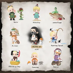 52TOYS Nook Wasteland Park Collectible Toy Kawaii Creative Gift Room Decor Desktop Decoration Gift for Birthday Party Figurine skull panda stitch blind box action figures