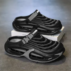 Mens Thick Sole Non Slip Beach Sandals Quick Drying Odor Resistant Outdoor Casual Slippers for All Seasons Durable Soft Comfortable Footwear