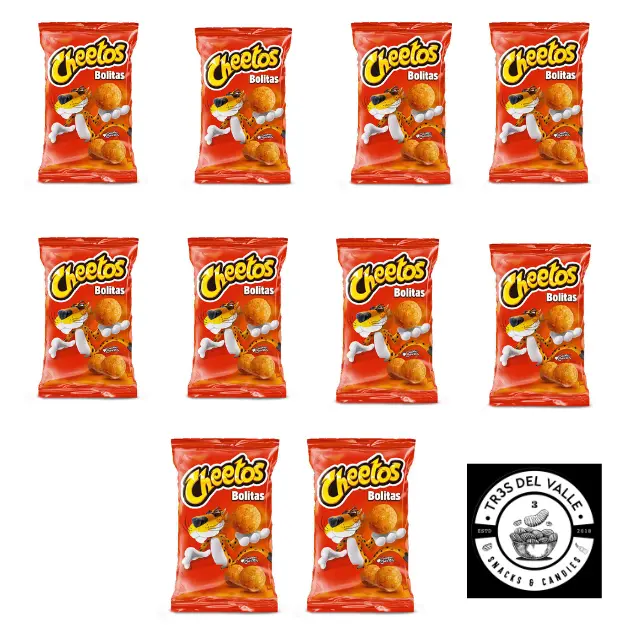 11 - PK Sabritas Cheetos Bolitas, (Small Size) Chips, Snack Crispy Crunchy Bite -  MEXICAN CHIPS - PAPITAS MEXICANAS -  SABRITAS MEXICANAS