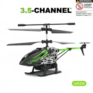 3.5 Channel RC Helicopter for Kids - Durable Alloy Remote Control Helicopter with Gyro Stabilization, Rechargeable, Anti-Collision Flying Toy for Beginners Boys Girls Requires 3AAA Batteries Remote Controlled Helicopters