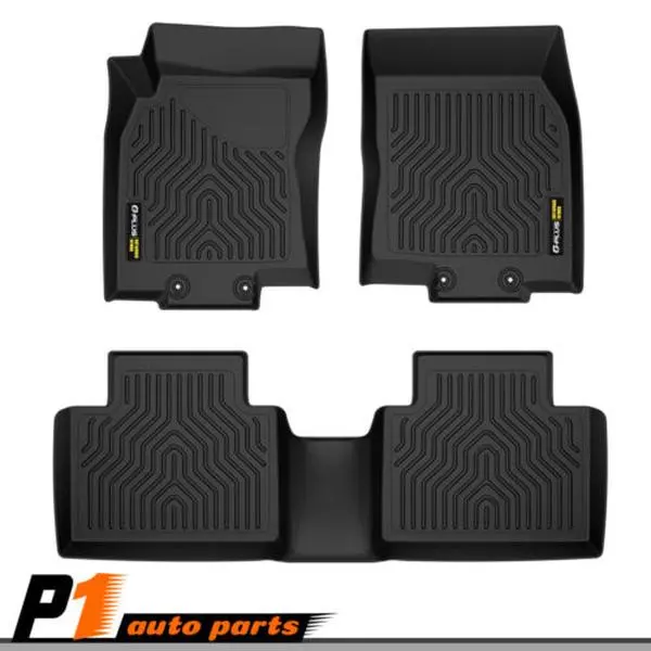 G-PLUS Automotive Floor Mats - 3D All-Weather Waterproof TPE Floor Liners Set, Custom-Fit for 08-24 Nissan Vehicles, Car Interior Accessory