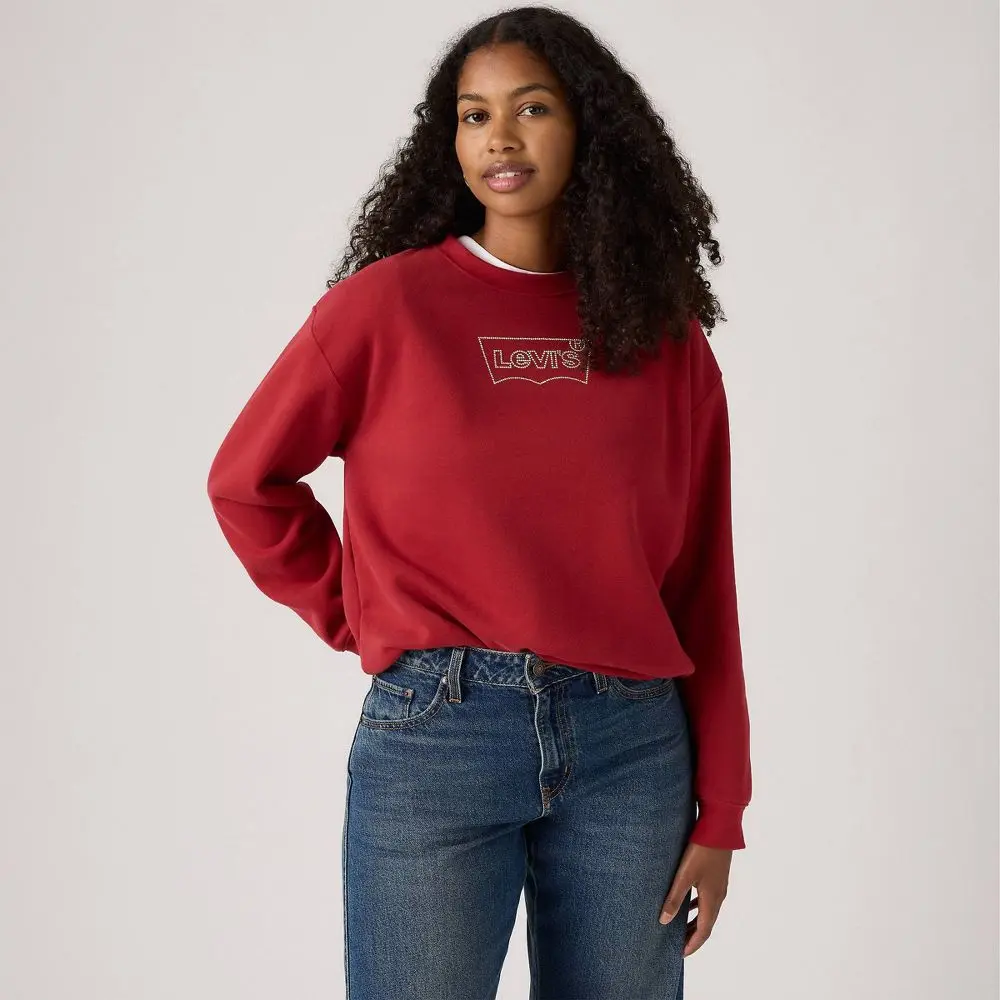 Levi's Women's Graphic Everyday Crew Shirt, Sweatshirt, Fleece
