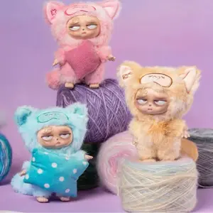 Grumpipi Whispers to Dreamland Series Plush Blind Box – Cute Vinyl & Plush Hanging Doll, Kawaii Mystery Collectible Bag Charm, Adorable Soft Toy Gift for Girls & Plush Lovers