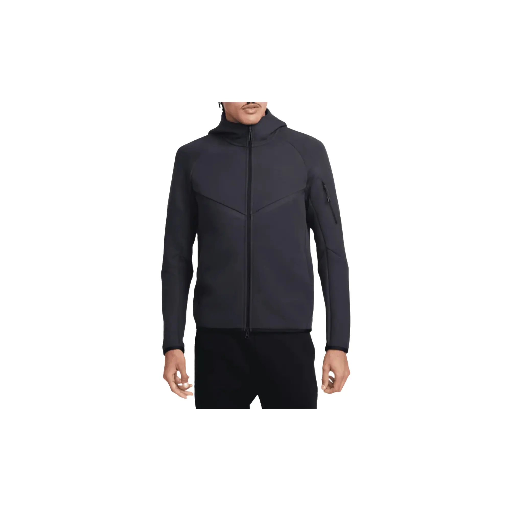 Tech Men's Full-zip Windrunner Hoodie Mens Style "BLACK/ANTHRACITE" HV0949 060