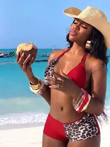 New Spring Summer Multi-Color Leopard & Cow Print Patchwork Halter Triangle Cup Ruched Butt-Lifting Brazilian Bikini Set, 2-Piece Sexy Beach Vacation Bikini Set For Hot Girls
