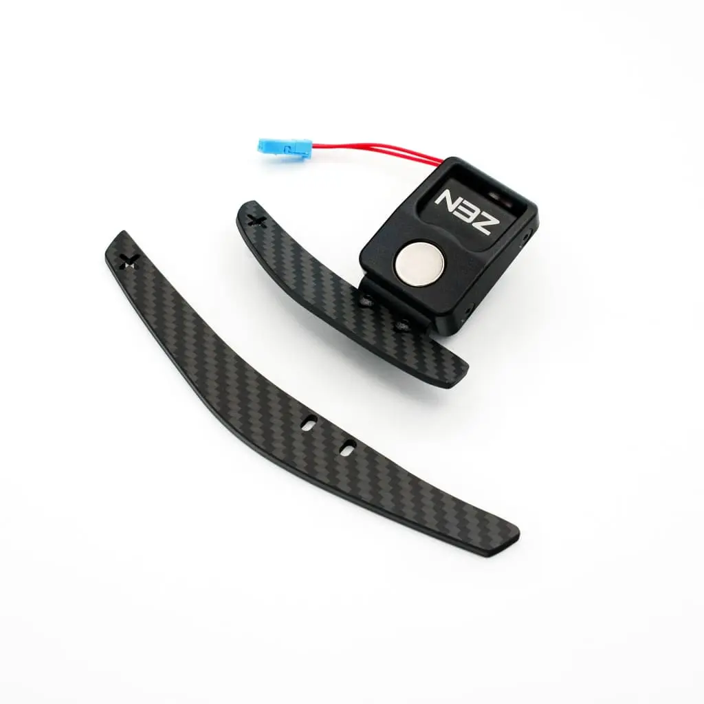 Zen Series™ Carbon Fiber Magnetic Paddle Shifters for BMW F Chassis, Red Carbon Fiber, Built To Last, Hex Key, Stainless Steel