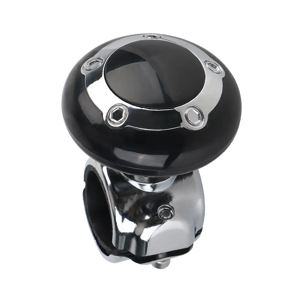 Universal Car Steering Wheel Booster, Steering Wheel Spinner Knob, Rotating Car Turning Steering Wheel Ball Handle with Accessories, Car Accessories