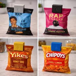 Chip Bag Clip - 3D Printed in the USA - Packs of 3 and 5