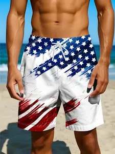 Men's Summer Hawaiian Lounge Pants, 3D Digital Print, Drawstring Waist, Beach Vacation, Surfing, Daily Wear, Gift Idea