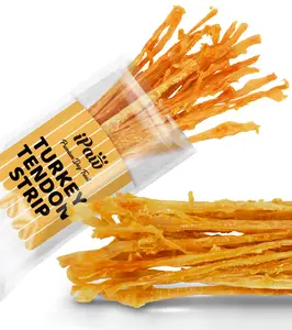 IPaw Grain Free Dog Food - Turkey Tendon Strip - New Look Same Great Taste - Premium Dog Treats