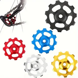 2 pcs 11T Aluminum Sealed Bearing Jockey Wheel Rear Derailleur Pulley for Shimano Sram Rear Derailleur Etc. Outdoor Sports Equipment