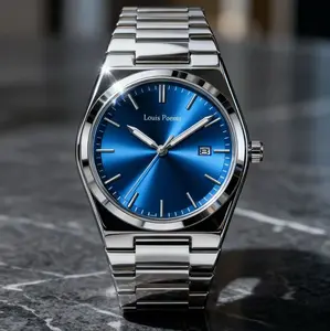 Louis Poems Super Player: High-end luxury business watch, stylish men's waterproof quartz watch. watches