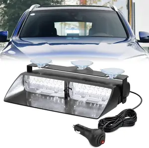 Nilight Strobe Lights, Windshield Safety Flash Lights with Suction Cups, Super Bright LED Strobe Lights