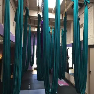5 Meter Air Silk Yoga Swing Set, Anti-Gravity Fitness Equipment, Elastic Nylon Fabric, Ideal for Home & Studio Use