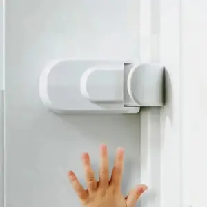 Child Proof Door Lock Multi-functional Adhesive-Free Children Safety Lock Universal Fit Easy Installation