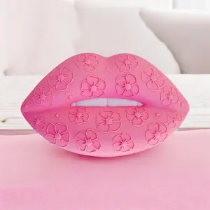 Pink lip wall decor