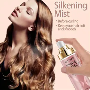 ROZINO Silkening Mist for Before Curling - Keep Your Hair Soft and Smooth Haircare Gel Without Additional Attributes