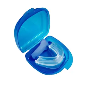 Sleeping Mouthpiece - Anti-Snoring Guard, Bruxism Stopper, Teeth Grinding Protection, New White/Blue Box Sleep Aid (Wearable Accessory for Smart Device Users)