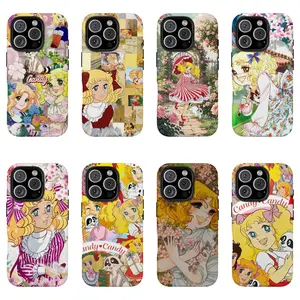 Candy-Candy Anime Phone Case|Cute Retro Cartoon Protective Cover For iPhone 17 Pro Max 16 15 14 13 12 11 for Samsung S21 S22 S23 S24 S25 S26 Phone Case|Tough Phone Case|Gift For Fans|Gifts for anime lovers