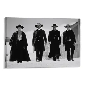 Frameless art poster, Tombstone 1993 film poster Canvas art poster and wall art painting printed modern home bedroom decoration poster funny wall art Kitchen Box