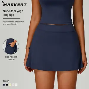 MASKERT Women's Sports Skirts: Tennis and Golf Skirts, Outdoor Sports Skirts, Modest Sportswear, Comfortable and Soft outdoorfun