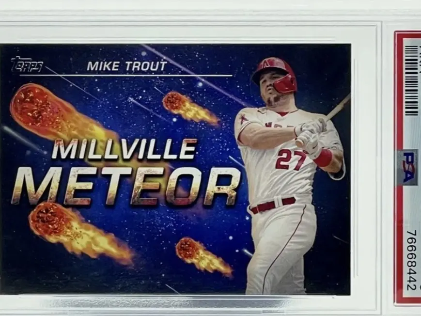 Topps Mike Trout #AKA-7 Near Mint Single Baseball Card - Rare Collectible,  PSA Grade 8, Single Card - TikTok Shop